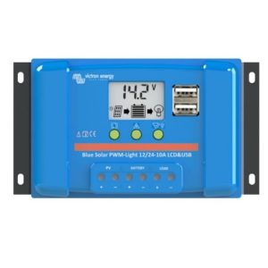 Ρυθμιστής Φόρτισης Victron Blue Solar PWM LCD & USB 10Ah 12/24V IP20
