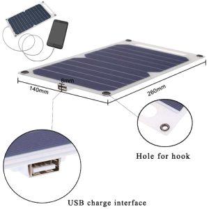 Ηλιακός Φορτιστής Invictus SRUSB-5W Με USB 5V 1A