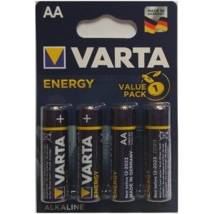 Μπαταρία Αλκαλική Varta Energy AA LR6 1.5V 4 Τεμάχια